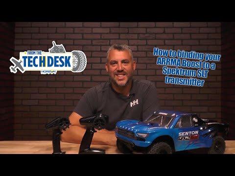 How to binding your ARRMA Boost to a Spektrum SLT transmitter