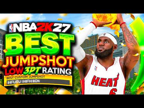 BEST JUMPSHOTS for LOW 3PT RATINGS in NBA 2K27