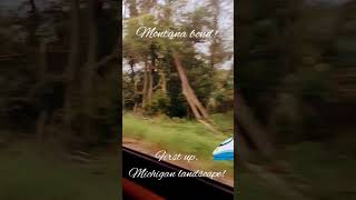 Train From Michigan To Montana Michigan Landscape