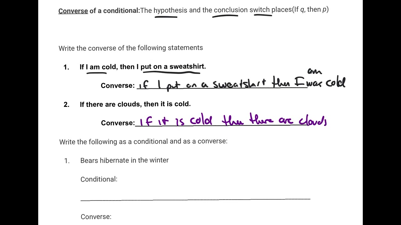 Math Logic 1 Notes 4 if then statements 1 2025