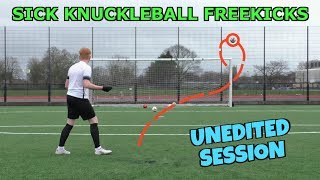 WE'RE BACK with MORE Freekicks! | Unedited Knuckleball Practice