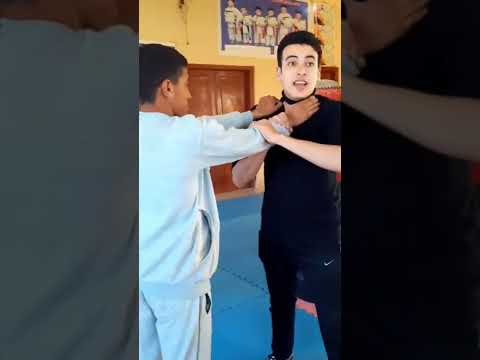 طريقه سهله لو حد خنقك بقوه