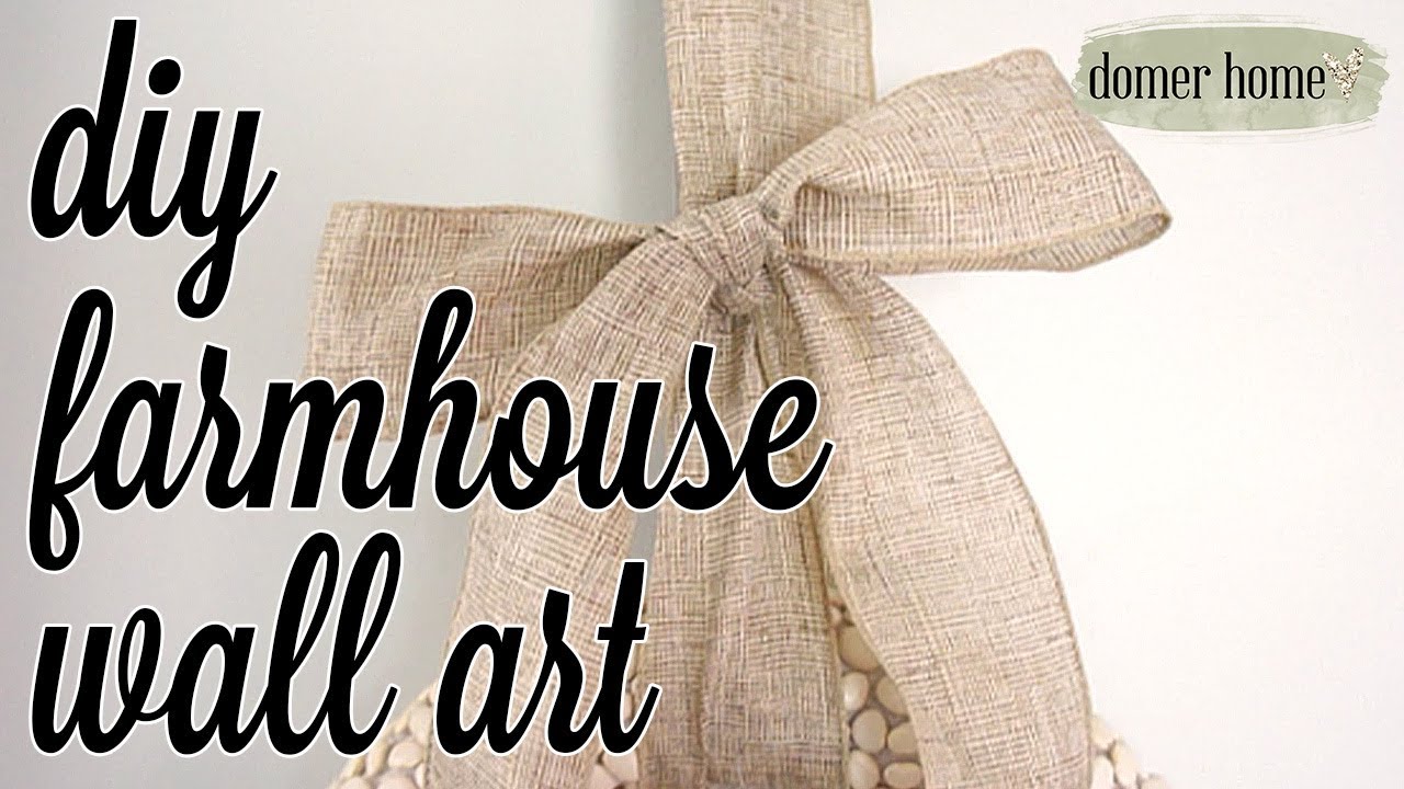 DIY FARMHOUSE WALL ART DIY & DECOR CHALLENGE YouTube