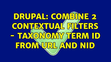 Drupal: Combine 2 contextual filters - taxonomy term ID from url and NID