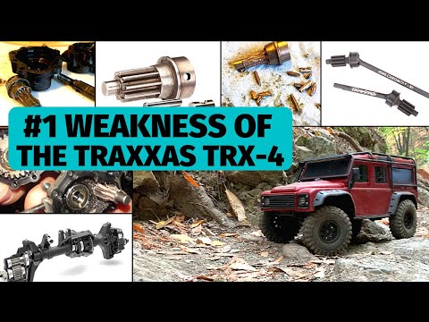 #1 Weakness of the Traxxas TRX-4 - What is most likely to break?