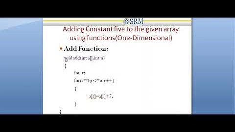 Actual and Formal Parameters