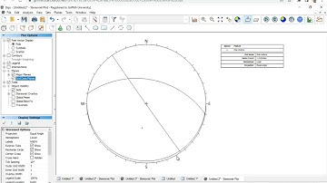 Tutorial 4: How to Plot Great Circles and Poles of Rock Mass Discontinuities using Dips