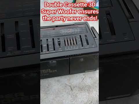 Double Cassette 3D Super Woofer Ensures The Party Never Ends