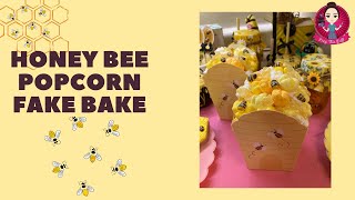 Let’s Fake Bake Honey Bee Popcorn! #fakebake #popcorn #peepthisyall