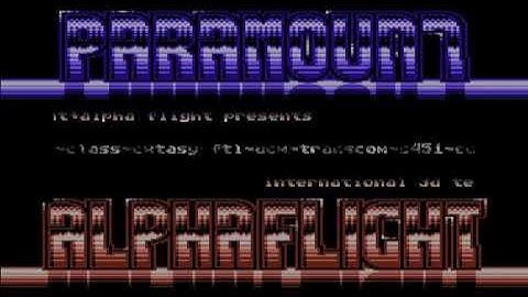 Paramount and Alpha Flight  Intro 4 ! Commodore 64 (C64)