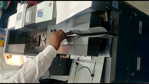 Single Clamp Perfect Book Binding Machine.