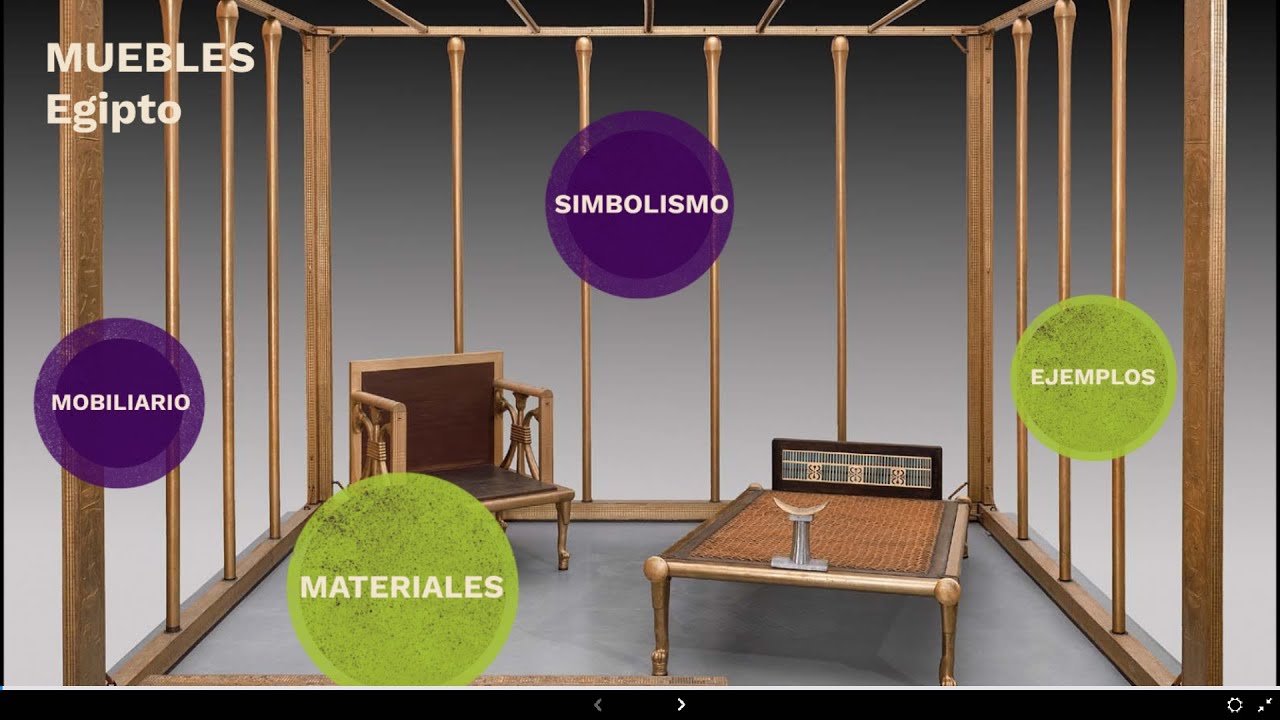 Mobiliario del Antiguo Egipto