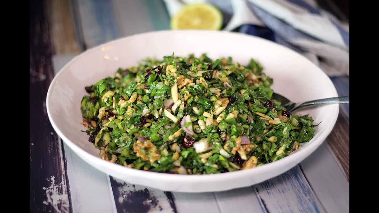 פרק 136- סלט עשבים, גרעינים וחמוציות