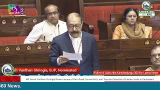 MP Harsh Vardhan Shringla Raises Issues of Rail–Road Connectivity and Tourism Potential of Eastern