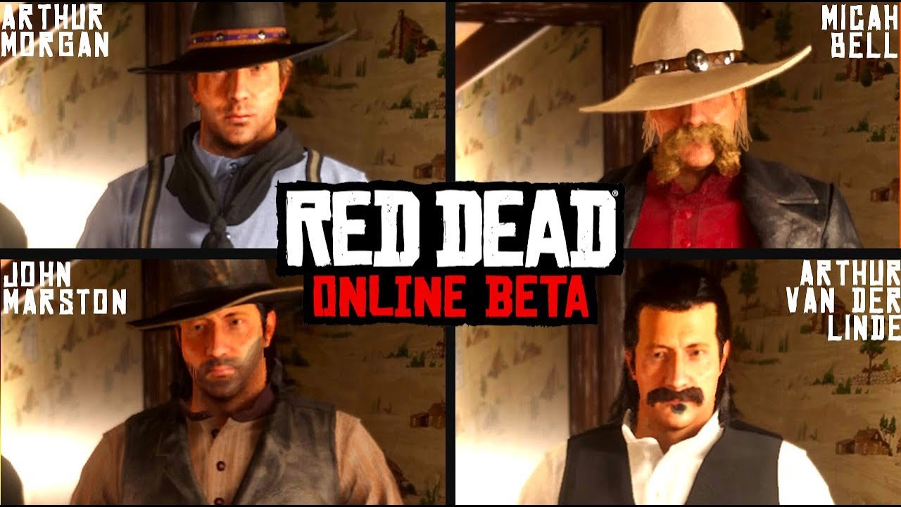 Story Mode Characters in Red Dead Online. (Arthur Morgan, John Marston ...