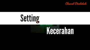 Cara Setting Kecerahan Running text HD W60 lewat hp android.