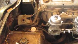 Floyd G's Triumph TR4 Startup