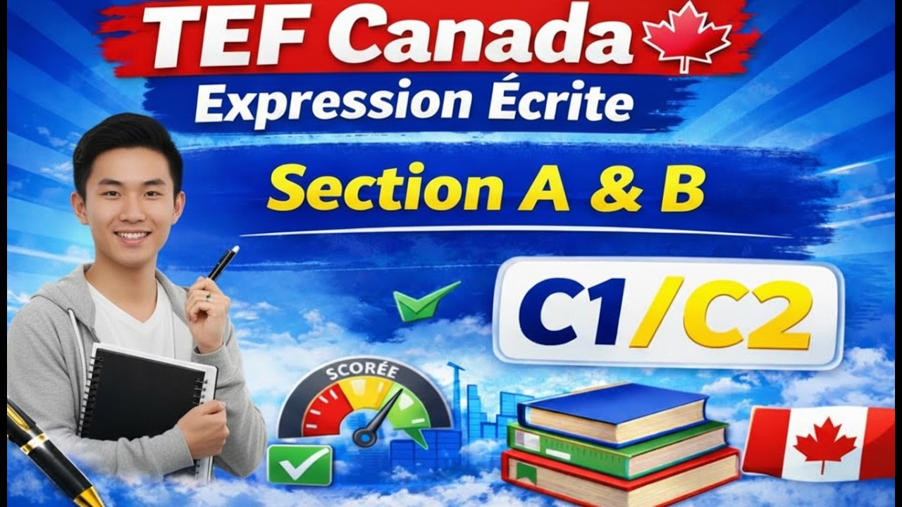 TEF Canada Expression Écrite 2026 : Les Secrets pour Atteindre C1/C2 à l’Examen Officiel