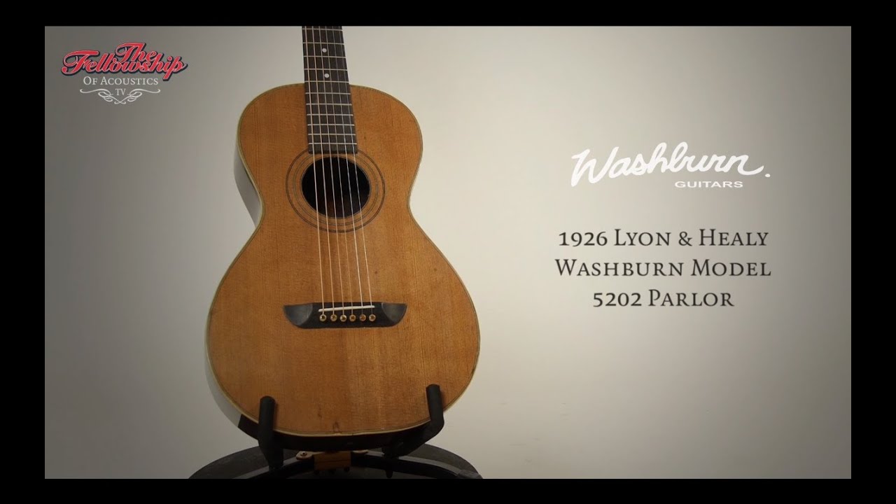1910 lyon and healy parlor guitar.