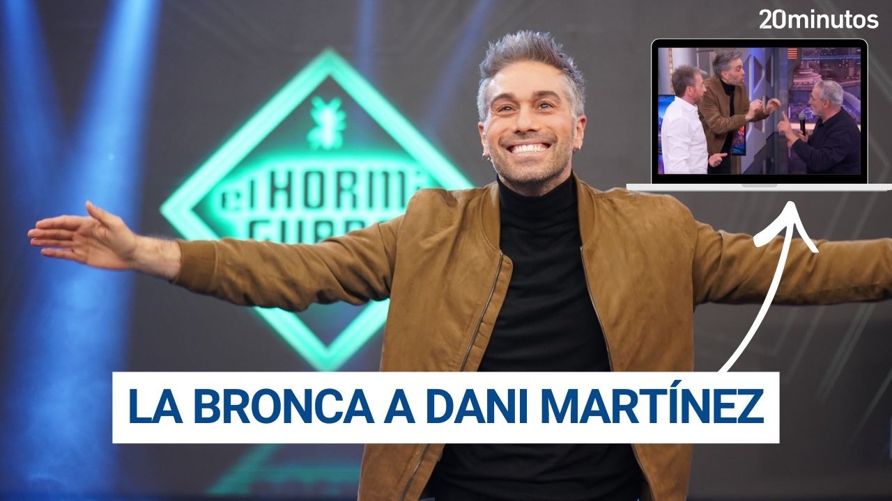 DANIEL MARTÍNEZ EN EL HORMIGUERO: la bronca del director