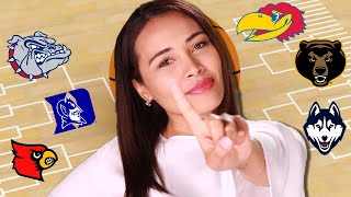 NCAA March Madness Bracket Breakdown! Men & Women #1 Seed Predictions!