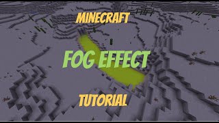 Minecraft Fog Effect Tutorial!