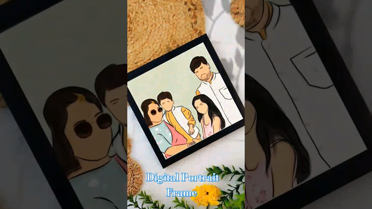 DIGITAL PORTRAIT PHOTO FRAME 