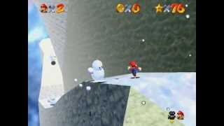 Super Mario 64 Star Road Walkthrough 10-2 The Snowmans Den