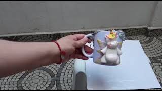 Como barnizar una taza con aerosol (Figura de Pasta Flexible)