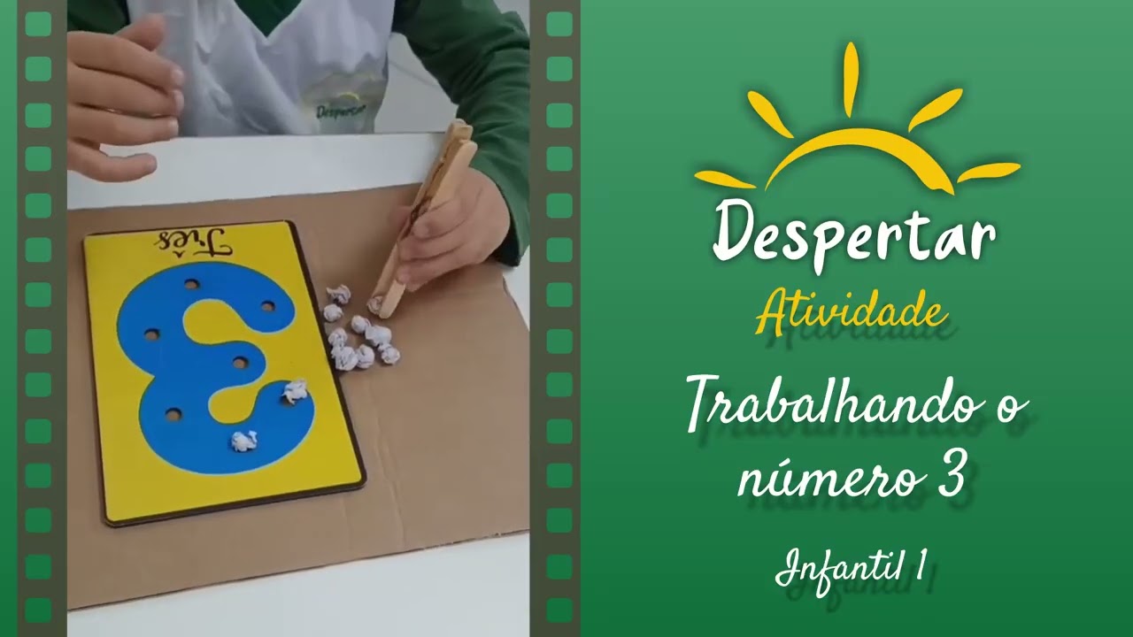 Contando e Brincando: A Turma do Infantil 1 Descobre o Número 3!
