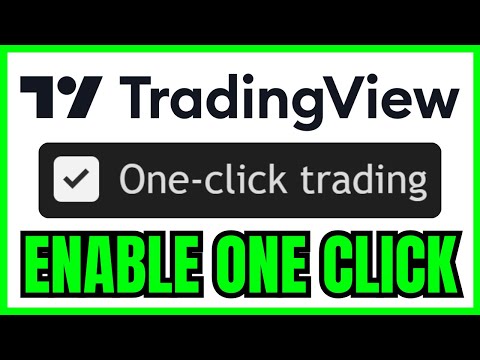How To ENABLE One Click Trading On TradingView (QUICK & EASY) 2026