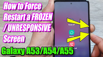 Galaxy A53, A54 & A55: How to Force Restart a FROZEN / UNRESPONSIVE Screen