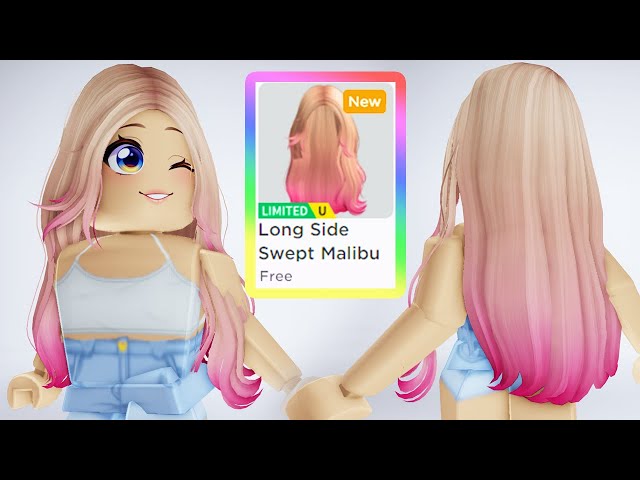 Blonde Side Swept Girl Hair's Code & Price - RblxTrade