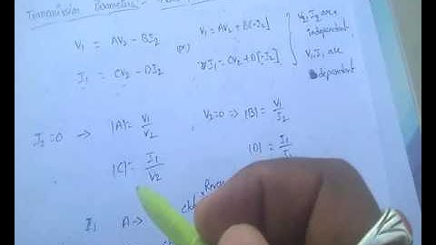 bsnl je/tta tutorials - network filters and transmission lines part 1-two port network