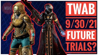 This week at Bungie Trials changes and Grandmasters on the way TWAB 9/30/21 Destiny 2
