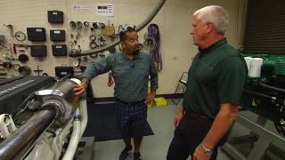 Volvo Penta D11 turbo air system walkthrough