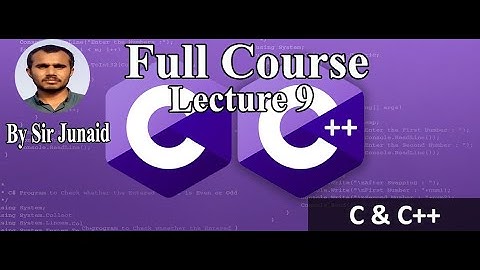 Not logical operator in C Langauge