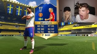 THE WORST WAY TO PACK IBRAHIMOVIC... FIFA 17 BPL TOTS PACK OPENING