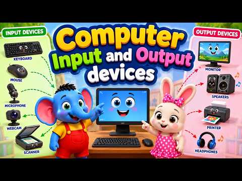 Computer Input and Output Devices | Educational Song for Kids | Golu & Chinki | PU Toons