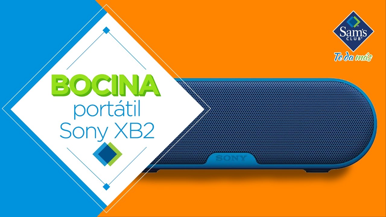 Bocina Inalámbrica Sony Extra Bass XB22 Negro a precio de socio | Sam's Club  en línea