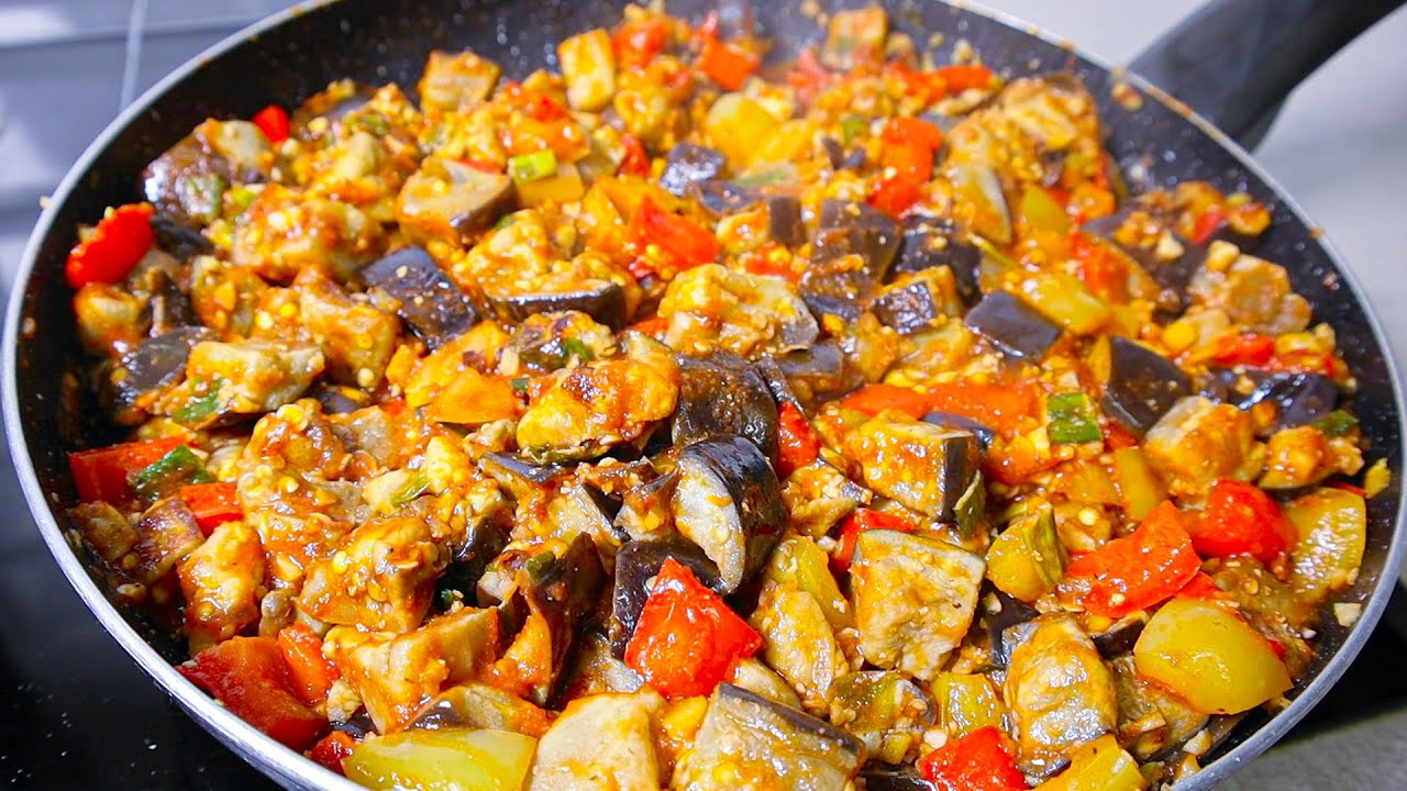 How to cook delicious eggplant. Delicious dinner with eggplant. YouTube