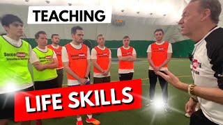 A few clips from a recent coach&#39;s clinic. Find out more at  www.SoccerTeambuilding.com