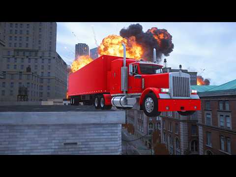 🔥GTA 4 CRASH TESTING REAL CARS #163