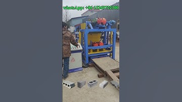 one button one moulding smart concrete block production line with low price list