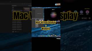 Mac Virtual Display + Widgets. visionOS26 is awesome! #applevisionpro #apple #augmentedreality