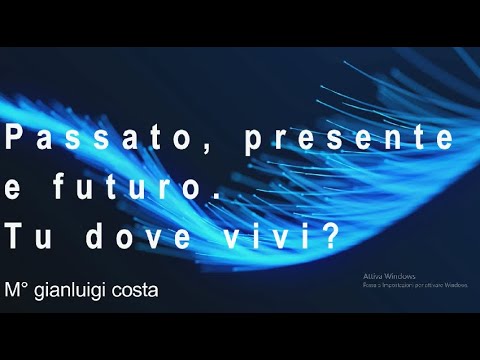 Passato, presente e futuro tu dove vivi?