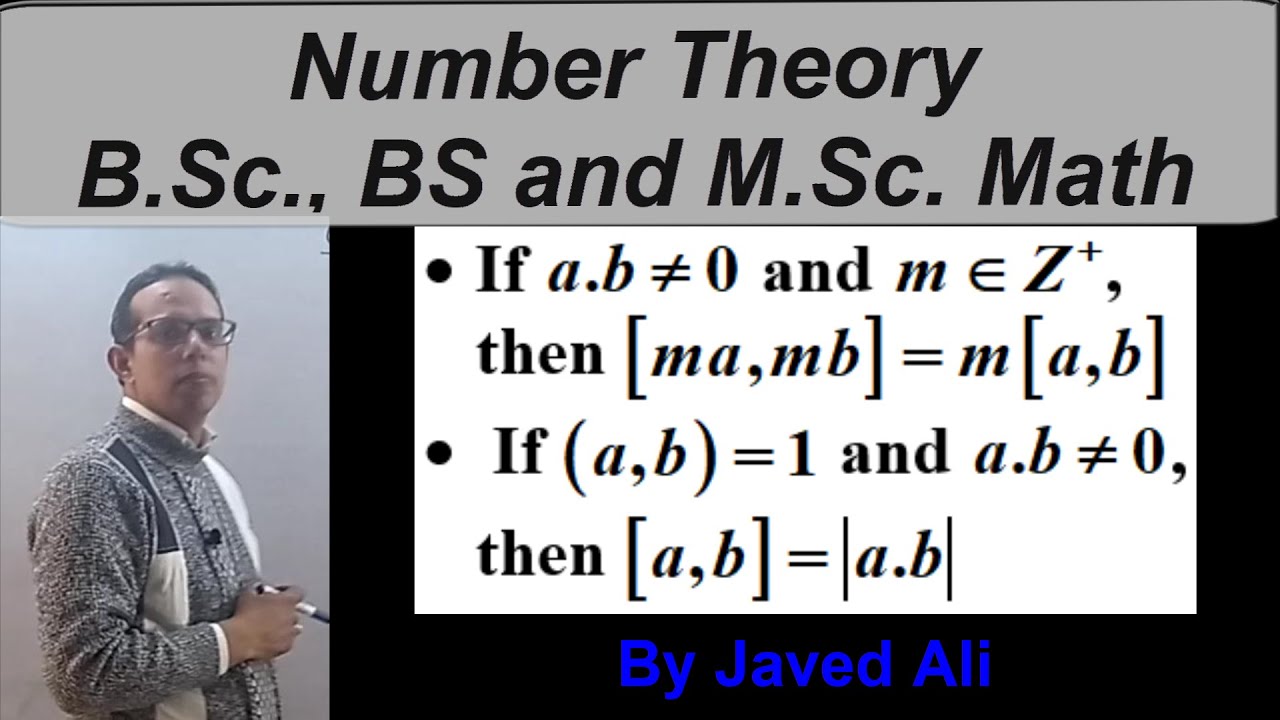 Lec_19, Number Theory, [ma,mb]=m(a,b). - YouTube