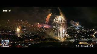 #MadeiraAquiTãoPerto Fireworks Funchal Madeira Island 2022 [TURTV]