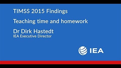 TIMSS 2015 Results. IEA. Teaching time and homework