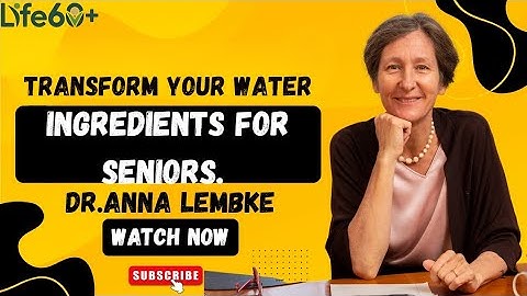 Transform Your Water: The Secret Ingredient for Seniors.
